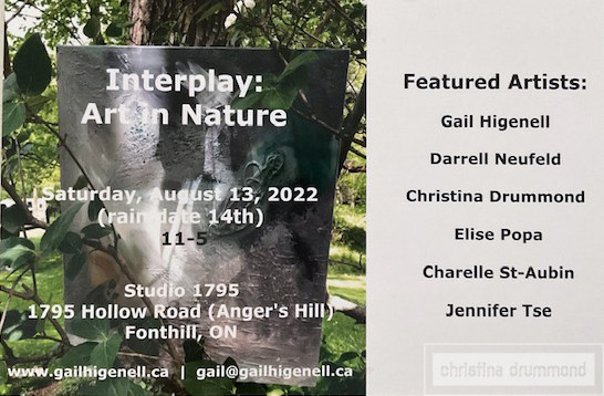 Interplay: Art in Nature on August 13th